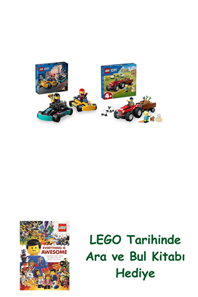 Bloomsbury Set Lego City 70 (60400 + 60461) + Carte Lego Căuta și Găsește Cad...