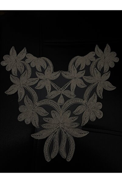 Butik Fransız dantel aplik tek adet (runner)
