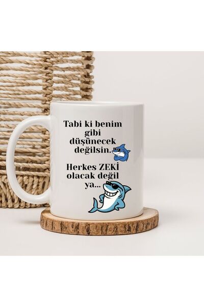 kubdekor Not Everyone Will Be Smart, Right? Printed Engraved Mug