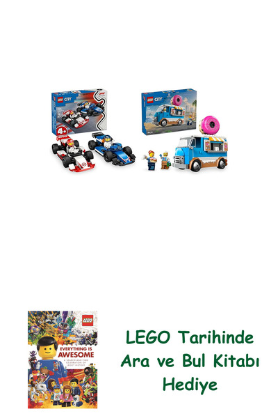 Bloomsbury Lego City Set 5 (60464 + 60452) + Δώρο βιβλίο Lego Αναζήτηση και Ε...