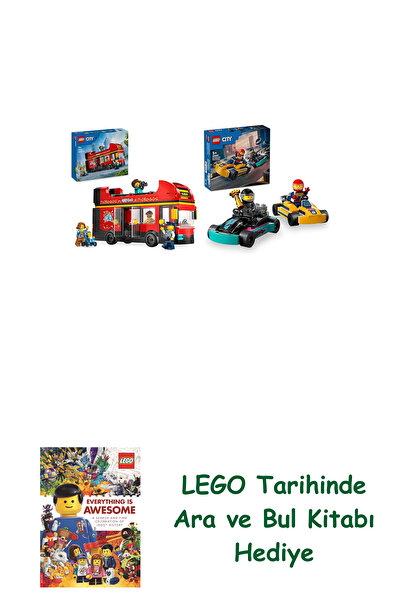 Bloomsbury Лего Сити комплект 191 (60407 + 60400) + Лего книга „Търси и намер...