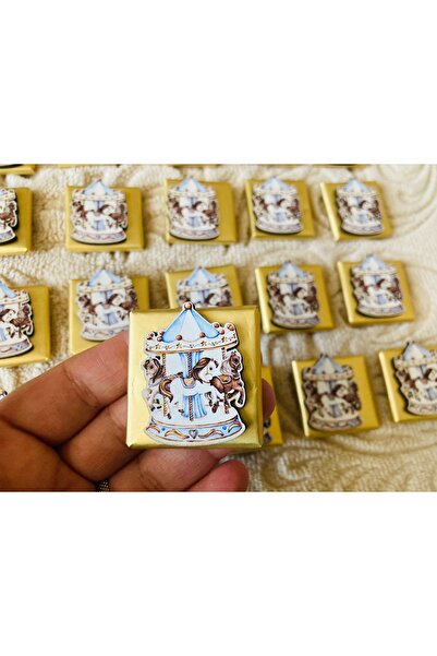 guluslazerkesim 50 ADET ATLI KARINCA FİGÜRLÜ BEBEK ÇİKOLATASI BEBEK HEDİYELİK...