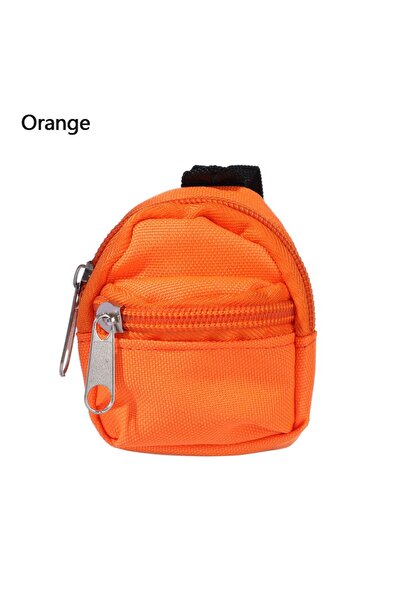 Choice orange Doll Backpacks Doll Mini Bags Mini Zipper Rucksack Doll Backpac...