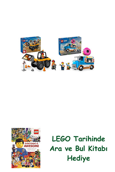 Bloomsbury Set Lego City 85 (60450 + 60452) + Carte Lego Căuta și Găsește Cad...