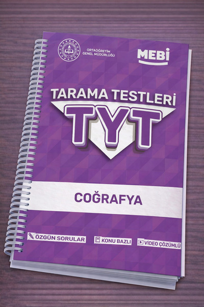 Yetsis Yayınları TYT Coğrafya Tarama Testleri
