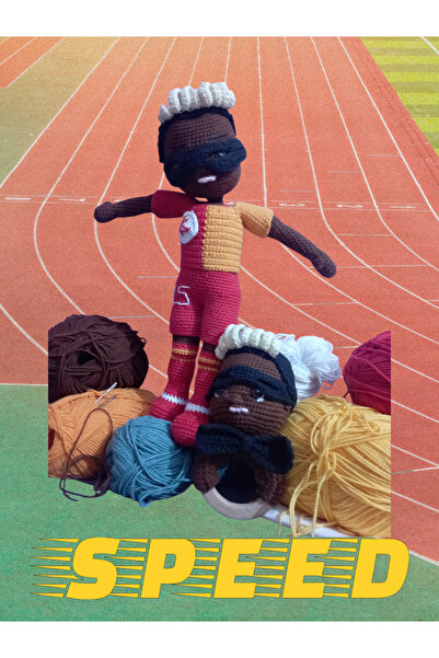 ÖYKÜCANBU Amigurumi Galatasaray osimhen '' çıngırak hediyeli ''