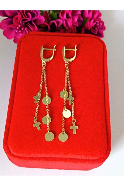 IAMIRA Cercei argint lungi cruce