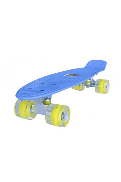 SPORTMANN Mad Cruiser Penny Board with LED Wheels - Blue