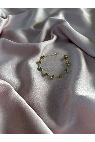 MonaCe Collection Zircon Stone 316L Element Model Bracelet