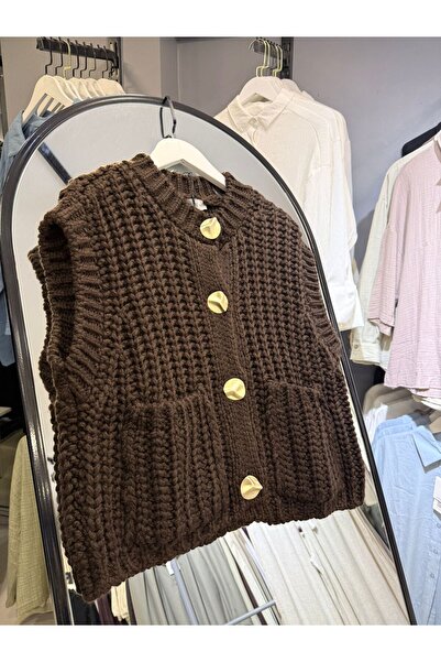 AURACOLLECTION triko örme yelek