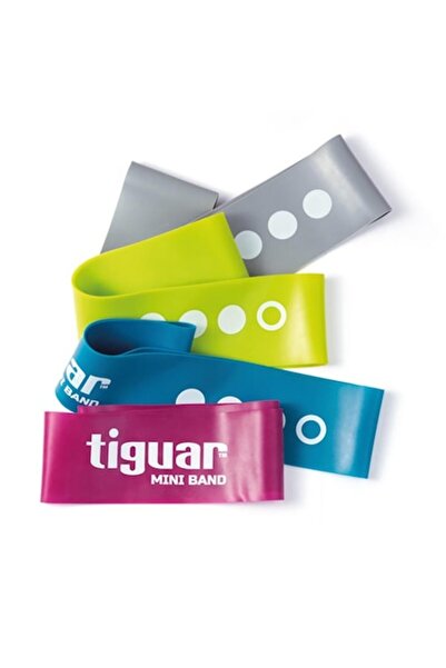 tiguar Set de 4 benzi de rezistență mini, Tiguar, rezistență variată