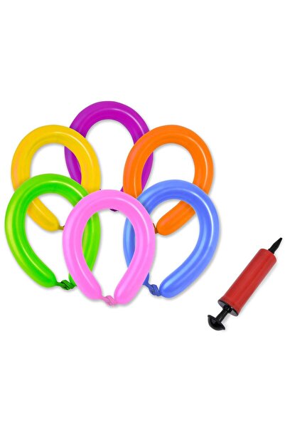 OEM Baloane de Modelaj Colorate Fluorescente & Pompa - 20 buc