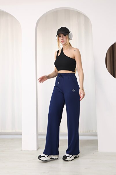 Sporza Women's Modal Wide Leg High Waist Sweatpants