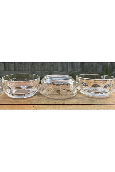 Bosphorus 3 Pieces Glass Bowl, Snack Bowl, Ice Cream Bowl, Nuts Bowl, Breakfa...