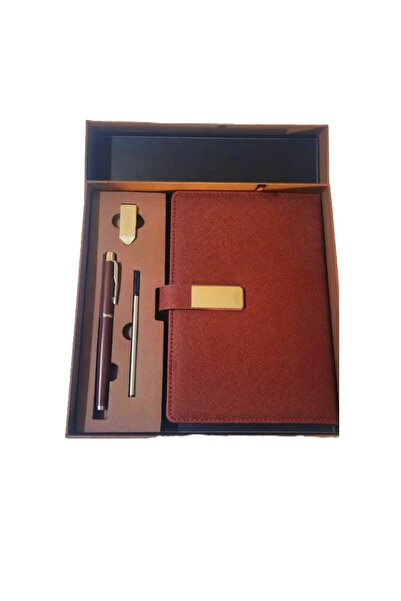 OEM Set Premium: Agendă cu Închidere Metalică, Stick USB 16GB și Pix – Dispon...