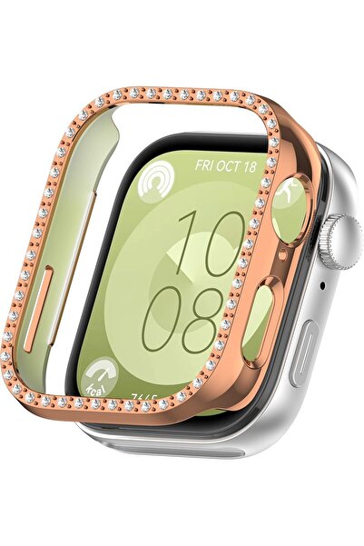 Dexmon Huawei Fit 3 Compatible Stony Color Case and Screen Protector