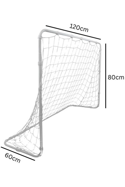 My modern game A small football goal measuring 120 cm wide and 80 cm high (le...