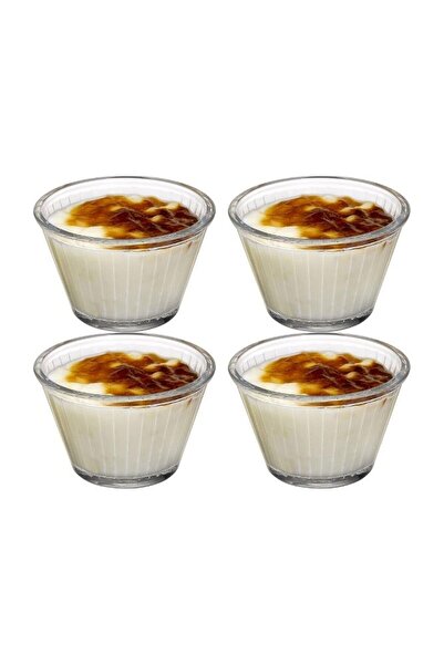 Bosphorus Glass Bowl, for Snacks, Ice Cream, Nuts, Breakfast, Jam Bowl 4 Piec...