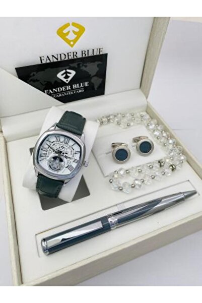 FANDER BLUE Men's Leather Set - Fundablo