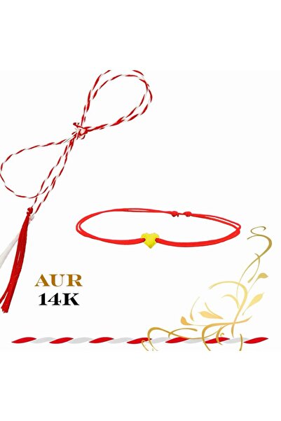 OEM Martisor bracelet in 14K gold - Full heart
