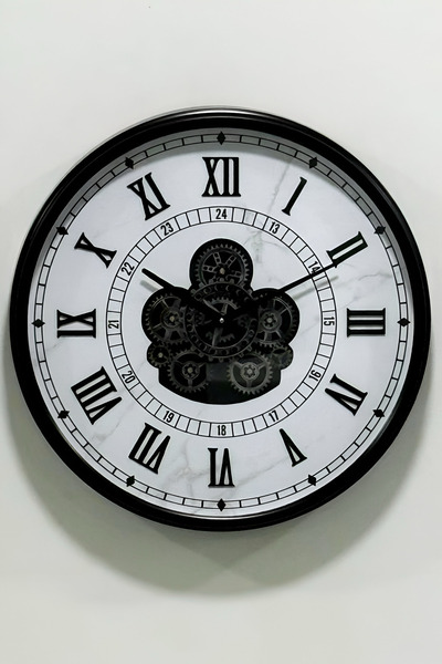 VaLumé Metal, 60cm Çarklı Duvar Saati