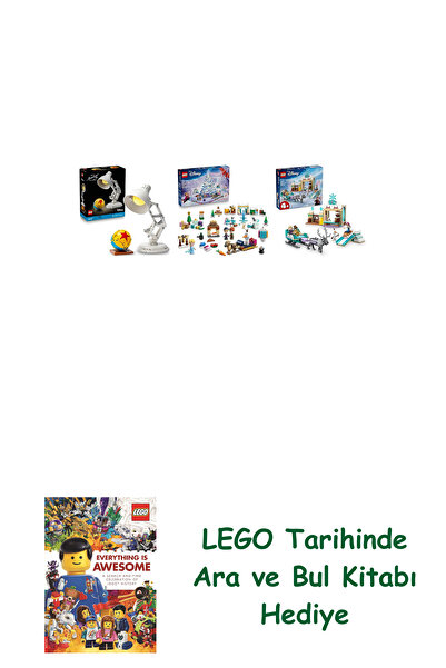 Bloomsbury مجموعة ديزني 187 (21357 + 43273 + 43256) + هدية كتاب البحث والبحث