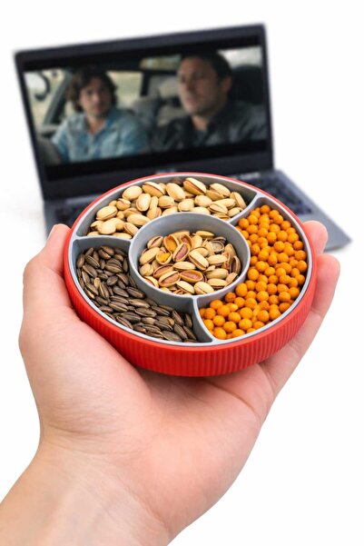 FİxTEKNO Mini Kafe Tarzı Kabuk Hazneli Pratik Çerezlik