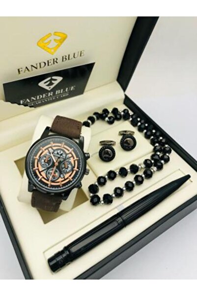 FANDER BLUE Men's Leather Set - Fundablo