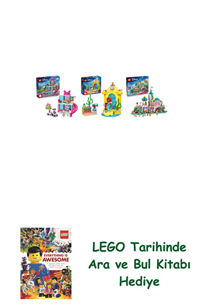 Bloomsbury مجموعة ديزني 197 (43274 + 43235 + 43267) + هدية كتاب البحث والبحث