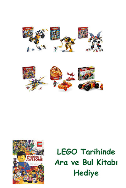 Bloomsbury مجموعة نينجاجو 480 (71811 + 71839 + 71834 + 71833 + 71823 + 71780)