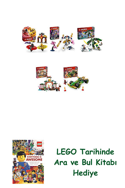 Bloomsbury Ninjago Set 345 (71826 + 71807 + 71845 + 71831 + 71828)