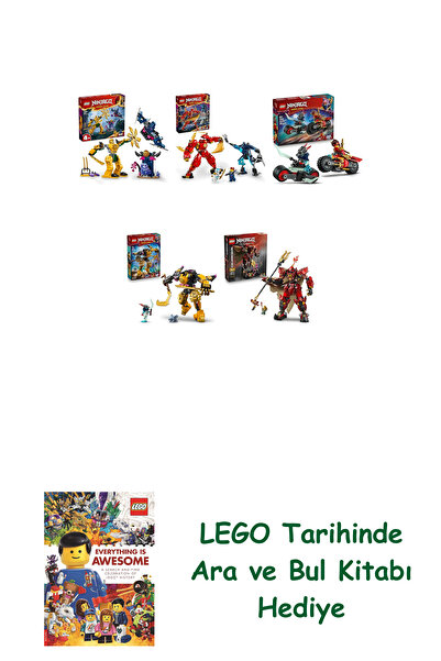 Bloomsbury Ninjago Set 353 (71804 + 71808 + 71838 + 71839 + 71846)