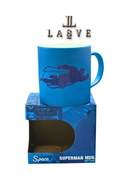 Superman New Season Special Design Patterned Mug with Handle in Modern Special Box