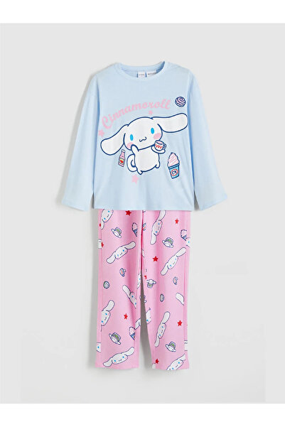 LC Waikiki Lcw Kids Crew Neck Cinnamoroll Printed Girls Pajama Set