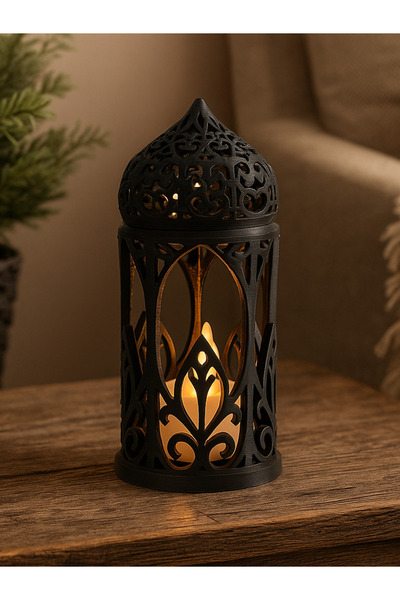 shop Genel Marka Arap Esintili Dekoratif Ramazan Feneri 2’li -Tealigh Işıklı