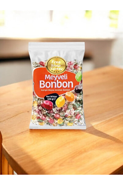 TedarikçinBurada Karışık Meyve Aromalı Bonbon Şekeri