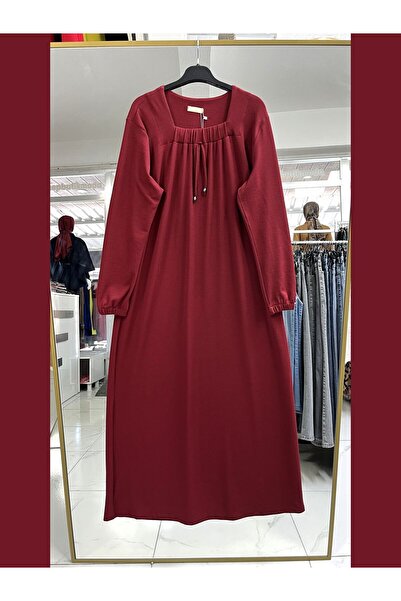 Zeynep Life Winter Corded Fabric Dress 1975