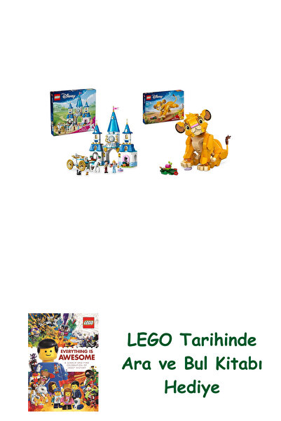 Bloomsbury مجموعة ديزني 61 (43275 + 43243) + كتاب البحث والبحث كهدية