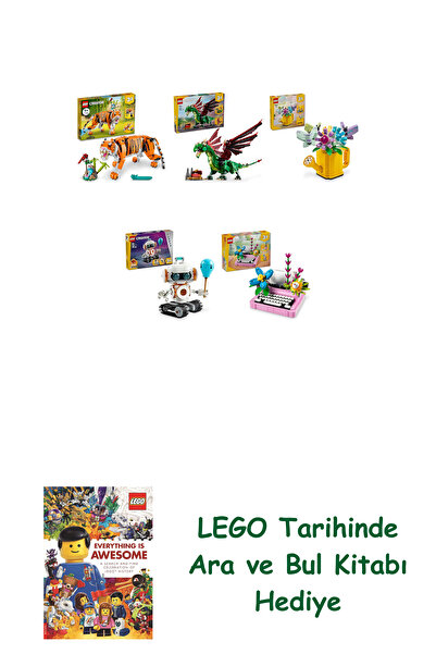 Bloomsbury مجموعة كرياتور 400 (31129 + 31161 + 31149 + 31164 + 31169) + كتاب ...