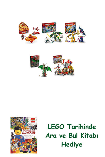 Bloomsbury Ninjago Set 355 (71823 + 71845 + 71804 + 71847 + 71818)