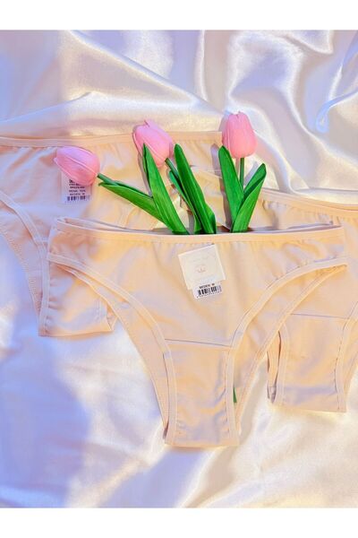 Aydoğan Kadın Brazilian Külot - 3 Adet Ten Renk