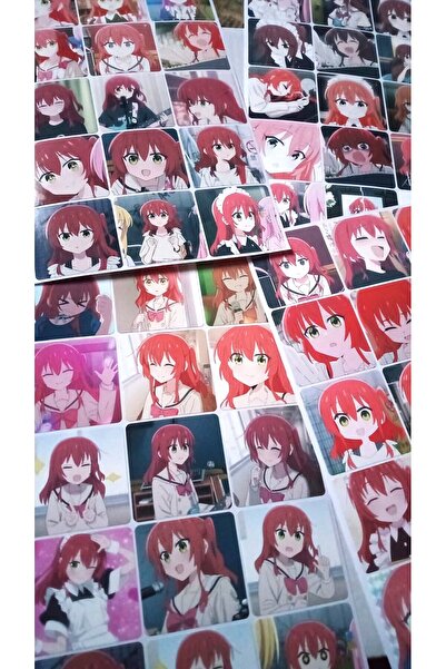 Atölye Moonlit Bocchi the Rock İkuyo Kita Anime Sticker Seti (59 adet - her b...