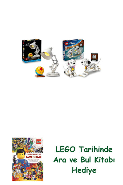 Bloomsbury مجموعة ديزني 51 (21357 + 43271) + كتاب البحث والبحث كهدية