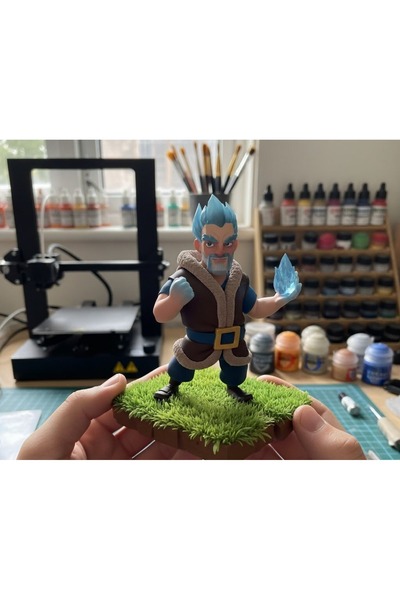 Giftbox3d Clash Royale Ice Wizard Character Figure 20cm