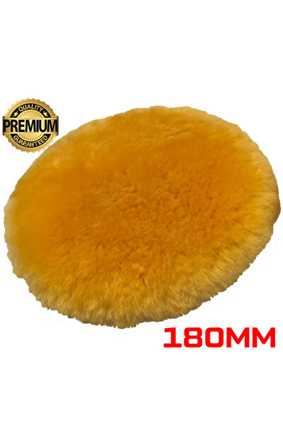 Jo Moyner Yün Polisaj Pedi/Keçesi-Çizik Giderici-180mm-Kuzu Postu Araç Pasta ...