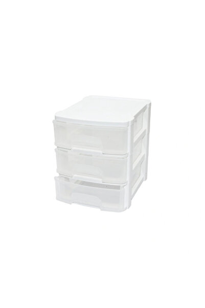 shopwave PLN TONTON - NO:0 ÇEKMECE 3 KATLI 17.5X14.4X16.9CM (5047)