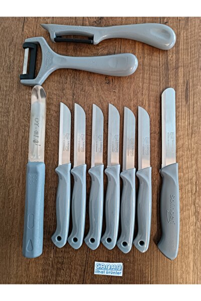 Solingen 6 lı Meyve Bıçağı ,2 li Soyacak ,Tırtıklı Doğrama Bıçağı ve Kabak Oy...