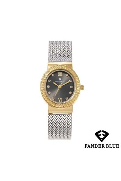 FANDER BLUE Fenderblow Women's Steel Watch with Black Dial