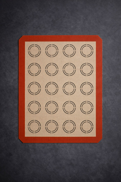 BEYZANA Makaron Şekilli Yapışmaz Yağlı Pişime Matı Silpat Silikon