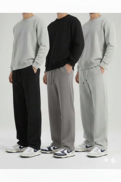 ALİ.COM Set of 3 Opportunity Product High Quality Loose Fit Flexible Comforta...